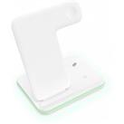 3-In-1 Wireless Electronics Charger Stand - Black Or White!