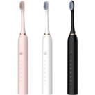 Electric Toothbrush & 4 Brush Heads - 3 Colours - Black