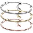 Beautiful Sliding Clasp Adjustable Bracelet Charms - 3 Colours! - Rose Gold