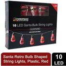 Retro Bulb Shaped String Light - Red
