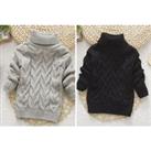 Kids' Cable Knit Long Jumper - 6 Uk Sizes & Colours! - Grey