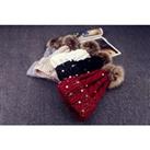Ladies Cute Studded Pompom Beanie - 5 Colours! - Red