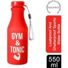 Aquarius Sports Water Bottle - 550Ml Red