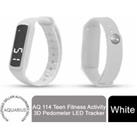 Aquarius Aq114 Activity Tracker - White