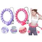 Adjustable Weighted Fitness Hoop - Pink Or Purple & Multiple Sizes!