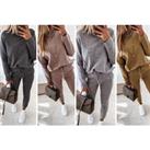 Women'S Sweatshirt & Drawstring Trousers Set - 5 Uk Sizes & Colours! - Grey