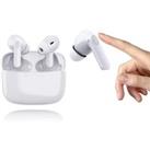 Touch-Control Bluetooth Earphones - White Or Black!