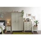 Four Piece Bedroom Furniture Set - Cream And Grey!