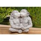Kissing Monkey Garden Statue!