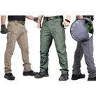 Men'S Multi-Pocket Cargo Trousers - 4 Colours - Black