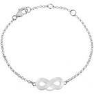 Infinity Charm Bracelet In Silver