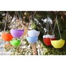 Hanging Flower Pot With Chain - Two Options & Three Colours!