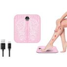 6-In-1 Rechargeable Reflexology Ems Foot Massager - Pink