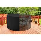 Round Outdoor Garden Furniture Cover - 230 X 110Cm