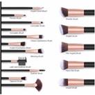 16Pc Kabuki Make Up Brush Set - Black