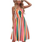 Women'S Summer Swing Dress - 4 Uk Sizes & 5 Colours