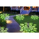 Outdoor Solar Honeycomb Ground Lights - 3 Colours - White
