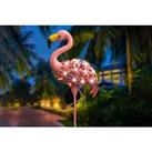 Floral Flamingo Led Solar Light