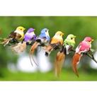 12Pc Bird Garden Ornaments
