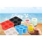 2 Silicone Ice Cup Trays - 4 Colours! - Red