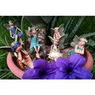 6 Mini Fairy Garden Figurines