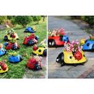 Mini Ladybird Planters - 2 Sets & 3 Colours! - Yellow