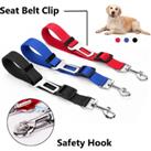 Pet Seat Belts - Black, Red Or Blue