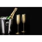 Premium Shatterproof Champagne Flutes - 3 Options - Rose Gold