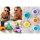 5Pcs Vacation Beach Cup Holders Sand Coasters