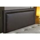 Faux Leather Headboard - 5 Sizes & 3 Colours! - Black