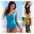 Women'S Summer Beach Tummy Control Swimsuit! - Blue