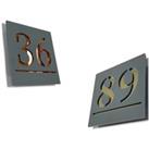Premium Personalised Acrylic House Number Sign - Rose Gold Or Silver!