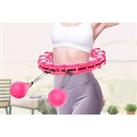 Abdominal Waist Fitness Hoop - 4 Sizes & 2 Colours! - Pink