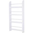White Wall Mounted Freestanding Bookcase