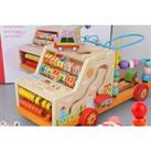 Kids 5-In-1 Wooden Activity Play Car Center