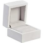 White Gloss Wedding/Engagement Ring Box
