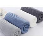 2 Pack Cotton Solid Colour Face Towels - Multiple Colours! - Grey