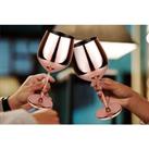 Copper Finish Stainless Steel Wine Glass - 1 Or 2