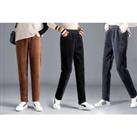 Corduroy Plush Trousers - 5 Sizes & 3 Colours! - Brown