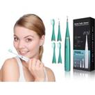 2-In-1 Electric Ultrasonic Toothbrush & Teeth Cleaner - 3 Colours - Black