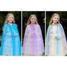 Kid'S Princess Cape - Ages 2-9 Years - Blue
