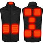 Unisex Heated Electric Winter Gillet - 3 Heat Modes! - Blue