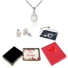 Necklace, Bracelet & Earrings - Xmas Box - Silver