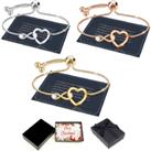 Heart Bracelet - Xmas Gift Box - Silver