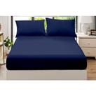 Heat Retaining Fitted Bed Sheets - 10 Colours! - Black