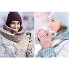 Women'S Winter Touchscreen Gloves - 2 Pairs - Black
