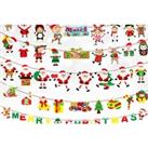 Christmas Bunting Flags Decoration - 2 Designs