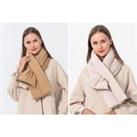 Puffer Quilted Scarf - Khaki