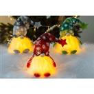 Glowing Gonk Christmas Decoration - 3 Colours! - Grey