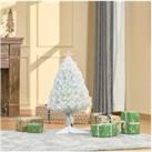 Homcom 2.5Ft Tabletop Christmas Tree - White